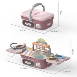 Multifunktionales Spielzeugset Arzt Krankenschwester Stethoskop-Injektion Tragbares Medizinisches Kit -Kinder Verkauf 28983271 03