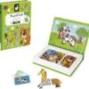 Janod J02723 Animals Magnetibook, Mehrfarbig