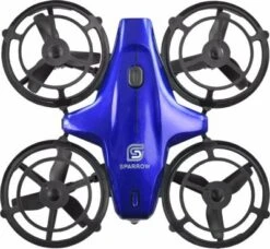Amewi Sparrow Mini-Drohne Mit Steuerungssensoren, Blau -Kinder Verkauf 29027144 03