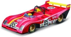 Bburago Modellauto Ferrari 312 P 1972 (Maßstab 1:43) In Geschenkbox