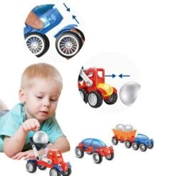 Syntek Technisches Fahrzeugmodell Für Kinder Pädagogisches Magnetisches Spleißspielzeug -Kinder Verkauf 29801717 03