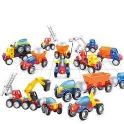 Syntek Technisches Fahrzeugmodell Für Kinder Pädagogisches Magnetisches Spleißspielzeug -Kinder Verkauf 29801722 05