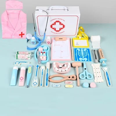 Enbaoxin Simuliertes Kleines Arzt Spielzeugset Aus Holz Für Kinder Holzspielhaus Für Kinder 3 Enbaoxin Simuliertes Kleines Arzt Spielzeugset Aus Holz Für Kinder Holzspielhaus Für Kinder
