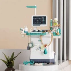 Syntek Kindersanitätskastenwagen Spielzeugset Arzt-Wagen Spielzeug Kinder Elektronisches Doktor-Trolley -Kinder Verkauf 30335494 04