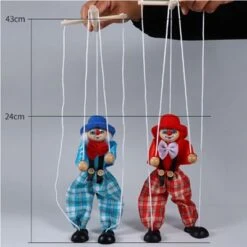 Debuy Clown-Marionette, Die Kinderspielzeug Zieht Drama Marionette Kinderspielzeug -Kinder Verkauf 30339521 06