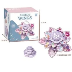 Brightake Waschbare Drehbare Schminkbox Für Kinder Deluxe Kinder-Kosmetik-Spielzeug-Set