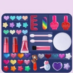 Brightake Waschbare Drehbare Schminkbox Für Kinder Deluxe Kinder-Kosmetik-Spielzeug-Set -Kinder Verkauf 30437097 04