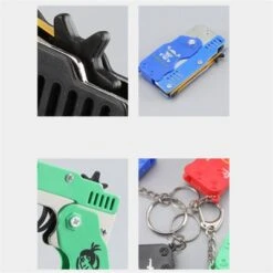 Enbaoxin Gummiband Pistole Metall Kinder Spielzeug Kinder Spielzeug Pistole Waffe -Kinder Verkauf 30437239 05