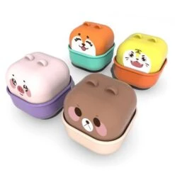 Syntek Pädagogisches Spielzeugauto Für Kinder Cartoon Tier Spaß Presse Auto Eltern-Kind Interaktives Kinderspielzeug