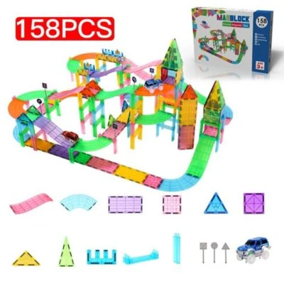 Decome Magnetfolie Transparente Farbige Magnetschienenblöcke 3 Decome Magnetfolie Transparente Farbige Magnetschienenblöcke