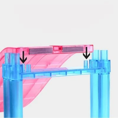 Decome Magnetfolie Transparente Farbige Magnetschienenblöcke 6 Decome Magnetfolie Transparente Farbige Magnetschienenblöcke – Bild 4