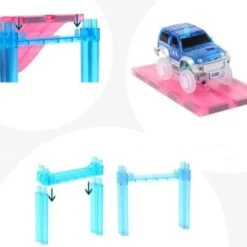 Decome Magnetfolie Transparente Farbige Magnetschienenblöcke 13 Decome Magnetfolie Transparente Farbige Magnetschienenblöcke -Kinder Verkauf 30520041 06