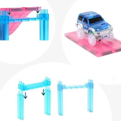 Decome Magnetfolie Transparente Farbige Magnetschienenblöcke 8 Decome Magnetfolie Transparente Farbige Magnetschienenblöcke – Bild 6