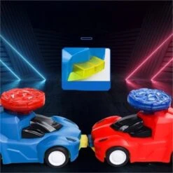 Decome Cooles Leuchtendes Interaktives Kinderspiel Gegen Streitwagen Kreiselspielzeug Aus Kollisionsdeformationslegierung Für Kinder -Kinder Verkauf 30520119 04