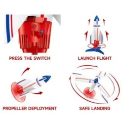 Decome Fliegende Rakete Outdoor-Spielzeug Für Kinder 9 Decome Fliegende Rakete Outdoor-Spielzeug Für Kinder -Kinder Verkauf 30520587 03