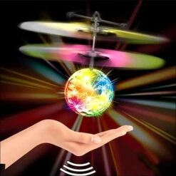 SHAOKE RC Fliegender Ball Mit LED Licht, Helikopter Mit Handsensor Infrarot Mini Hubschrauber Kinder Fliegendes Spielzeug Für Indoor Und Outdoor Spiele Ferngesteuerte Hubschrauber -Kinder Verkauf 30596438 03