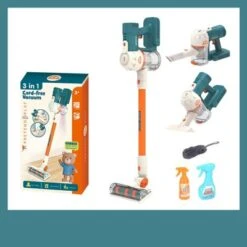 Syntek Haushaltsreinigung Spielet Mit Einem Elektrostaubsauger Und Anderem Zubehör Inklusive - Tolles Geschenk Für Kinder Mehrfarbig