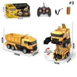 Syntek Verformung Ferngesteuertes Auto Kinderspielzeugauto-Set GROßES ELEKTRISCHES VERFORMUNGS-BAUAUTO-SPIELZEUGSET FÜR JUNGEN