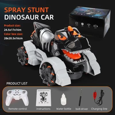 Epik Drift Spray Dinosaurier Rennwagen Für Kinder Ferngesteuerte Autos Mit Musik-Licht 2.4G Fernsteuerung Elektrisches Spielzeugauto Für Kinder 3 Epik Drift Spray Dinosaurier Rennwagen Für Kinder Ferngesteuerte Autos Mit Musik-Licht 2.4G Fernsteuerung Elektrisches Spielzeugauto Für Kinder