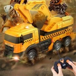 Brightake Großer Elektrischer Transformator Jungen Spielset Verformung Ferngesteuertes Auto Kinderspielzeugauto-Set -Kinder Verkauf 30721200 03