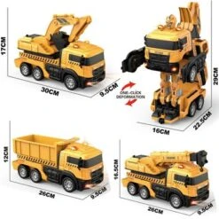 Brightake Großer Elektrischer Transformator Jungen Spielset Verformung Ferngesteuertes Auto Kinderspielzeugauto-Set -Kinder Verkauf 30721200 06