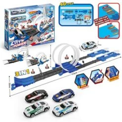 Brightake Metallkatapult-Rennspielzeugset Für Kinder (die Farbe Des Autos Ist Zufällig) Kinderspielzeugauto-Set (die Farbe Des Autos Ist Zufällig)