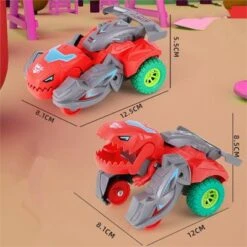 Brightake Trägheitsverformungs-Mecha-Wagenmodell-Dinosaurierspielzeug Für Jungen Dinosauriermodell-Spielzeugauto Für Kinder -Kinder Verkauf 30721246 04