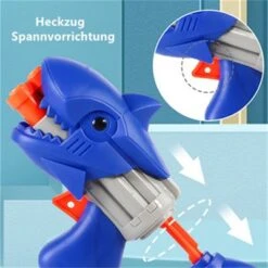 Enbaoxin Dinosaurier Kleine Pistole Schwamm Weiches Hüpfspielzeug Drei-Loch Soft Bullet Gun Kinderspielzeug -Kinder Verkauf 30789750 06
