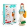 Syntek Kindersimulation Reinigungsset Holz Reinigungsspielzeug Reinigungswerkzeug Spielzeug Für Frühes Lernen -Kinder Verkauf 30790809 01