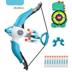 Syntek Interaktives Schießspiel-Set Für Kinder Mit Soft-Bullet-Pistolen Interaktives Zielschießspiel Für Kinder Im Innen- Und Außenbereich, Soft-Bullet-Gun-Spielzeug