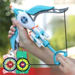 Syntek Interaktives Schießspiel-Set Für Kinder Mit Soft-Bullet-Pistolen Interaktives Zielschießspiel Für Kinder Im Innen- Und Außenbereich, Soft-Bullet-Gun-Spielzeug -Kinder Verkauf 30790844 03