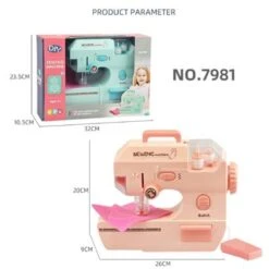 Syntek Elektrische Nähmaschine Kinderkleingeräte Spielzeug Kinderspielhaus Elektrische Nähmaschine Spielzeugset -Kinder Verkauf 30819925 04