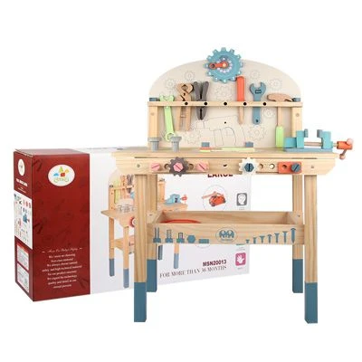Enbaoxin Kindersimulation Holzwerkzeugtisch Kinderspielzeug Puzzle Nüsse Montiert 3 Enbaoxin Kindersimulation Holzwerkzeugtisch Kinderspielzeug Puzzle Nüsse Montiert