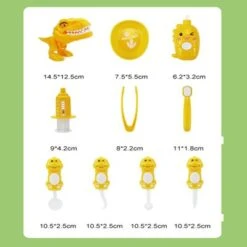 Enbaoxin Simulation Cartoon Dinosaurier Zähne Set Kinder Zahnarzt Werkzeuge Spielzeug -Kinder Verkauf 30880470 04