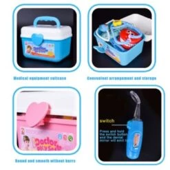 Vicabo Arztkoffer Zahnarzt Rollenspiel Spielzeug Set Arztkoffer Für Kinder -Kinder Verkauf 30971404 03