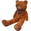 VidaXL Weicher XXL-Plüsch-Teddybär Braun 160 Cm Teddybär 1 VidaXL Weicher XXL-Plüsch-Teddybär Braun 160 Cm Teddybär -Kinder Verkauf 31017998 01