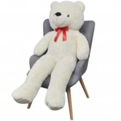 VidaXL Teddybär Kuscheltier Plüsch Weiß 242 Cm Plüschtier -Kinder Verkauf 31056812 03