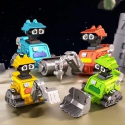 Brightake Spielzeugauto-Set Mit 4 Stück Drücken Sie Roboter-Inertial-Engineering-Fahrzeug-Set Mit 4 Stück 10 Brightake Spielzeugauto-Set Mit 4 Stück Drücken Sie Roboter-Inertial-Engineering-Fahrzeug-Set Mit 4 Stück -Kinder Verkauf 31118131 03