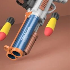 Syntek Zweischüssige Schrotflinte Für Kinder Kinder-Mörser-Soundeffekt, Doppelschwamm, Doppellauf-Spielzeugpistole -Kinder Verkauf 31240904 04