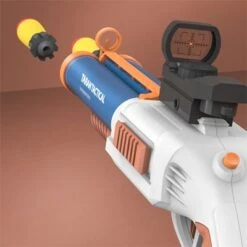 Syntek Zweischüssige Schrotflinte Für Kinder Kinder-Mörser-Soundeffekt, Doppelschwamm, Doppellauf-Spielzeugpistole -Kinder Verkauf 31240904 05