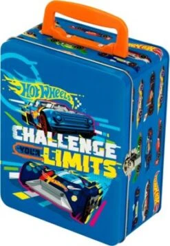 Klein Hot Wheels Autosammlerkoffer Aus Metall, Für 18 Fahrzeuge