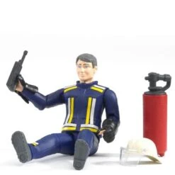 Bruder 60100 Bworld Feuerwehrmann Mit Zubehör -Kinder Verkauf 3349032 03