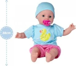 Weichkörper-Babypuppe Laura Hungry Mit Schnuller Und Fütterzubehör, 38 Cm -Kinder Verkauf 3633429 02