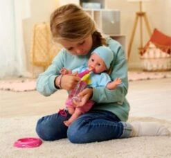 Weichkörper-Babypuppe Laura Hungry Mit Schnuller Und Fütterzubehör, 38 Cm -Kinder Verkauf 3633429 06