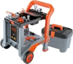 Smoby Black+Decker 3-in-1 Multi-Werkbank + Werkzeugkoffer