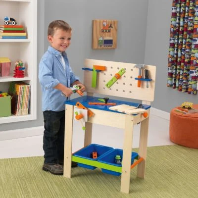 KidKraft Werkbank Deluxe Mit Zubehör 3 KidKraft Werkbank Deluxe Mit Zubehör