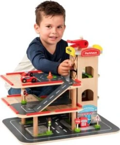 MyToys ORIGINALS Parkgarage Aus Holz Inkl. Autos, 10-tlg. -Kinder Verkauf 5614452 05
