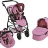 CHIC 2000 Kombi-Puppenwagen 3 In 1 Emotion All In, Jeans Pink -Kinder Verkauf 6681585 01